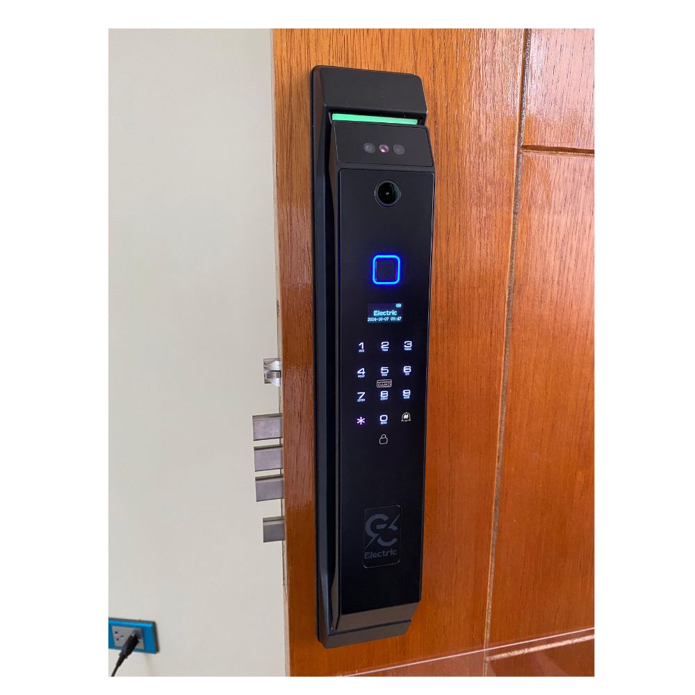 Imagen 2 del producto Cerradura Smart GC Electric, 7 métodos de apertura, video portero, negro