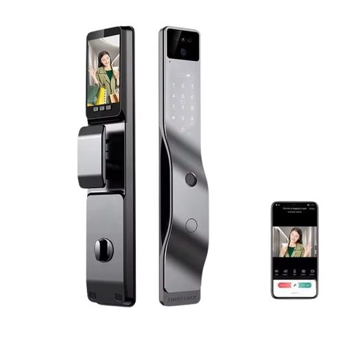 Cerradura Smart GC Electric, 6 métodos de apertura, video portero, silver