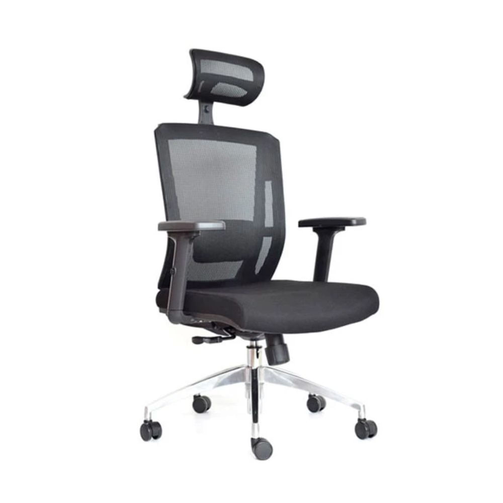 Silla de oficina MobelArt Presidente Delphi 2, capacidad de carga máx. 120kg, negro