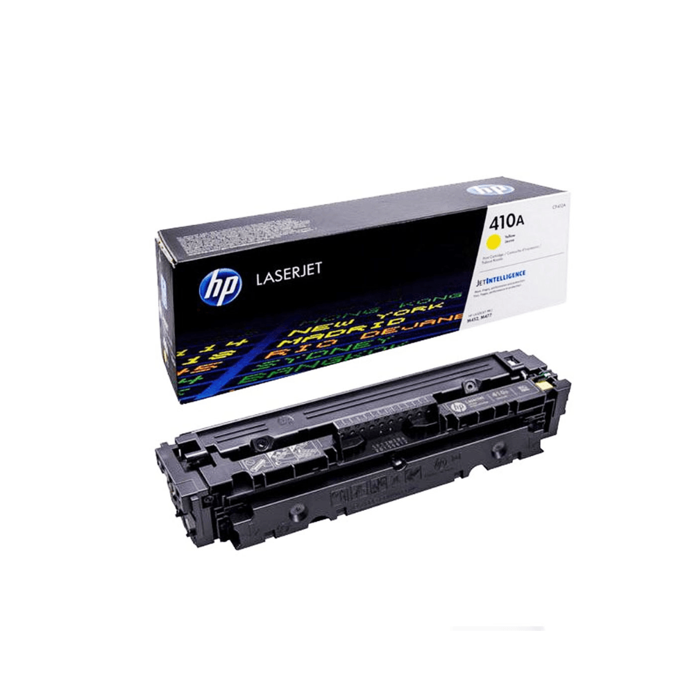 Imagen 2 del producto Tóner HP 410A, compatible con M452n y M477f, rendimiento de 2,300 páginas, amarillo CF412A