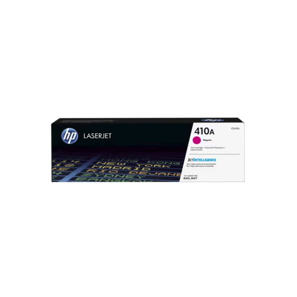 Imagen 2 del producto Tóner HP 410A, compatible con M452n, M477f, rendimiento 2,300 páginas, magenta CF413A