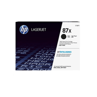 Tóner HP 87X, CF287X, original, rendimiento de 18.000 páginas, impresoras HP LaserJet Pro, negro