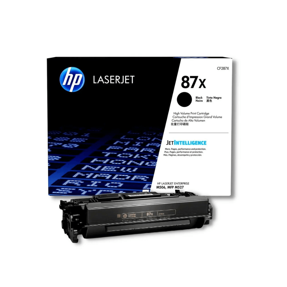 Imagen 2 del producto Tóner HP 87X, CF287X, original, rendimiento de 18.000 páginas, impresoras HP LaserJet Pro, negro