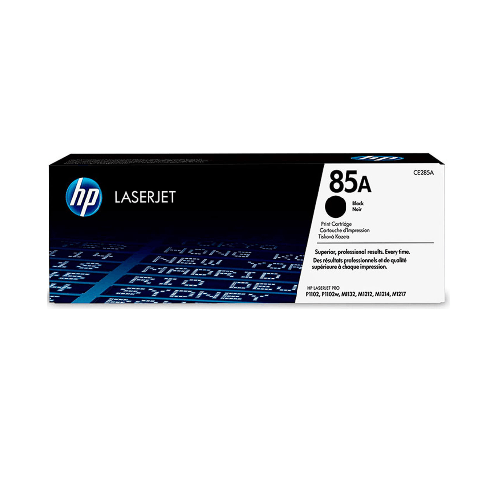 Tóner HP 85A, CE285A, original, rendimiento de 1.600 páginas, impresoras HP LaserJet, negro