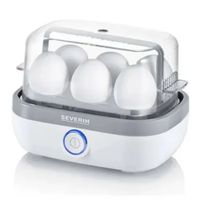 Hervidor de huevos Severin, 6 unidades, 420W, blanco