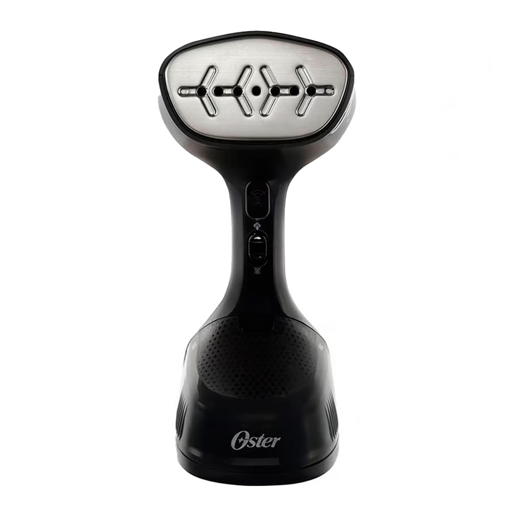 Vaporizador de prendas Oster GCSTES101 portátil, potente golpe de vapor, 240 ml, negro