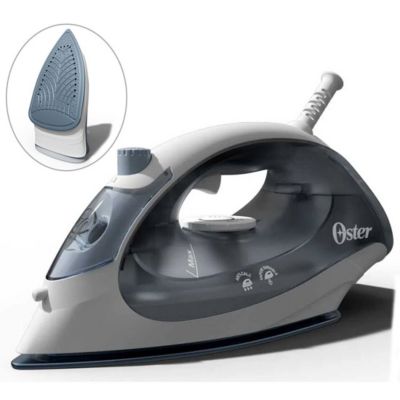 Imagen 2 del producto Plancha Oster, compacta, suela antiadherente, 1400W, vapor continuo, control de temperatura, celeste