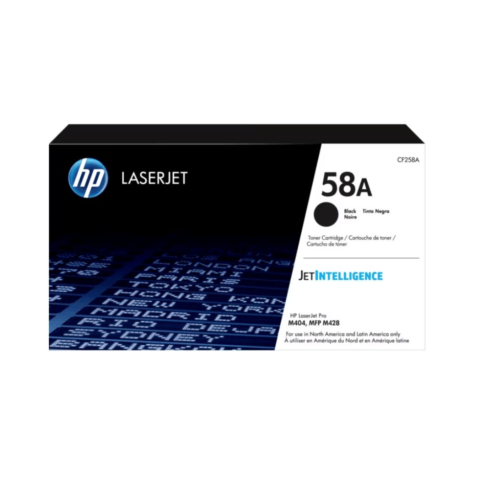 Imagen 2 del producto Tóner HP 58A, compatible m428fdw,M404, rendimiento 3,000 páginas, negro CF258A