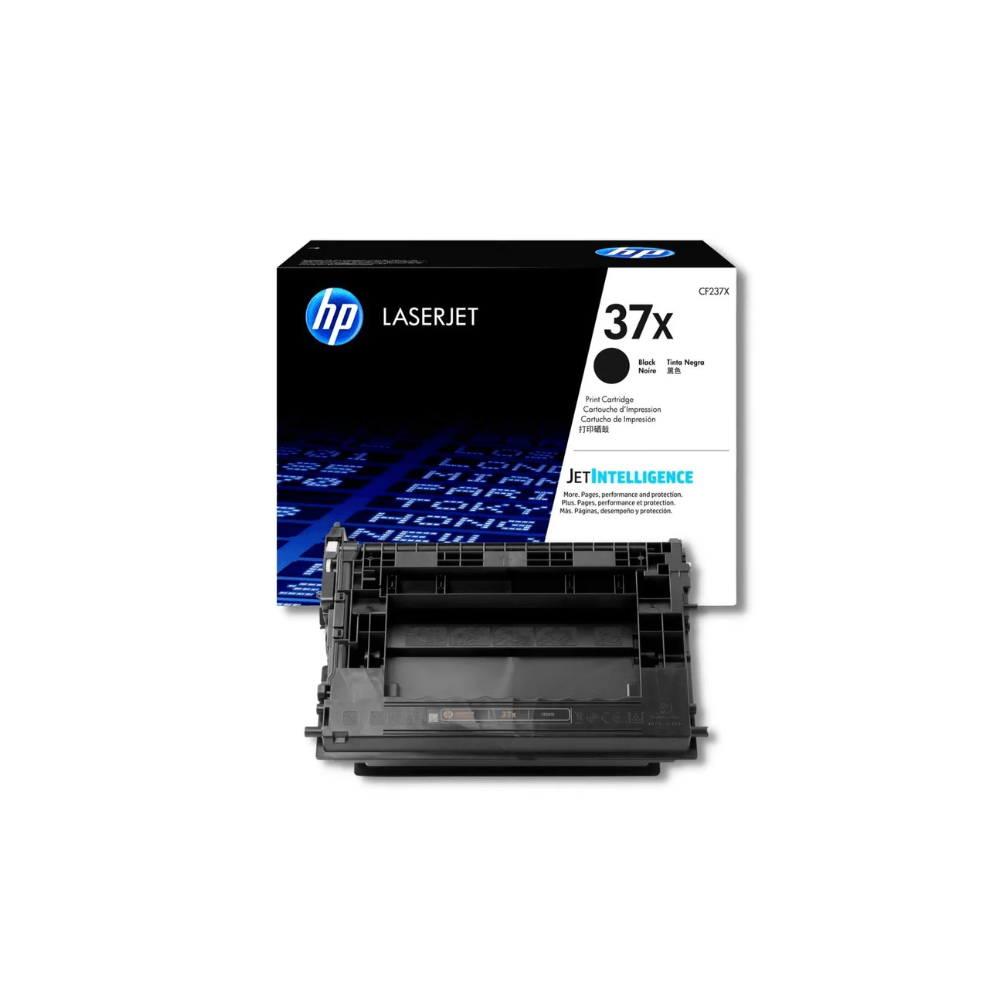 Imagen 2 del producto Tóner HP 37X, compatible con LaserJet, rendimiento 25,000 páginas, negro CF237X