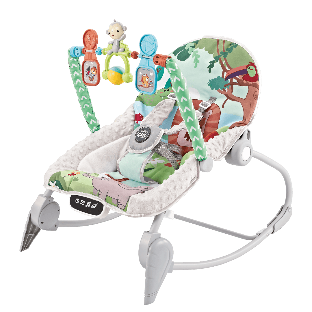 Imagen 2 del producto Mecedora Babycam para bebé recién nacido, musical, con bandeja, panel touch