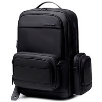 Mochila Arctic Hunter B00483, para viaje, portalaptop, negro