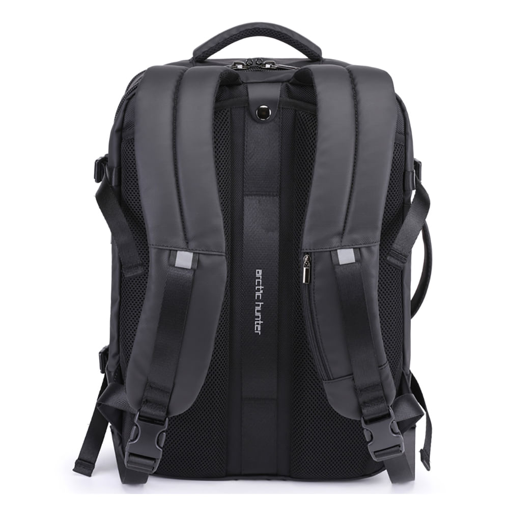 Imagen 2 del producto Mochila Arctic Hunter B00350, expandible, para viaje, portalaptop, negro