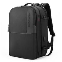 Mochila Arctic Hunter B00382, para viaje, portalaptop, capacidad 33 litros, negro