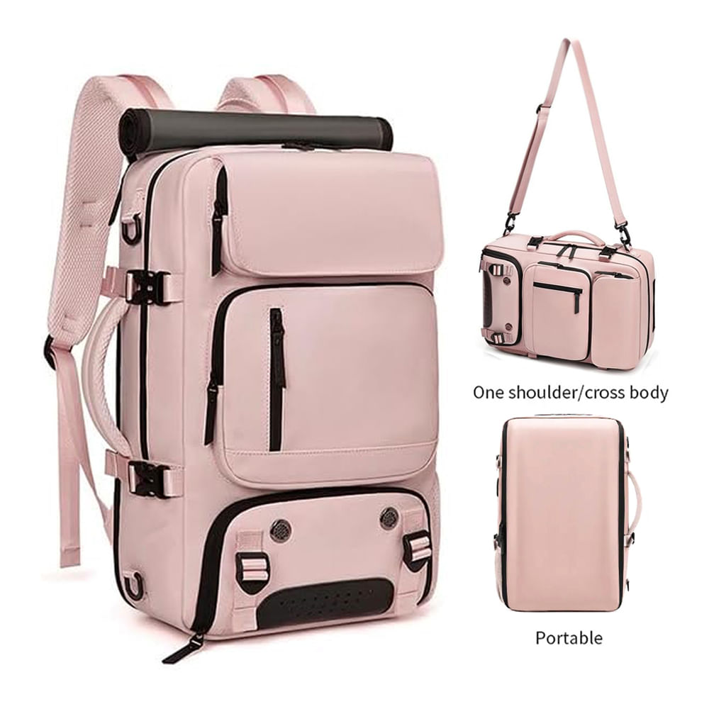 Imagen 2 del producto Mochila para viaje Capture 7798 portalaptop hasta 16"", capacidad 22 litros, rosada