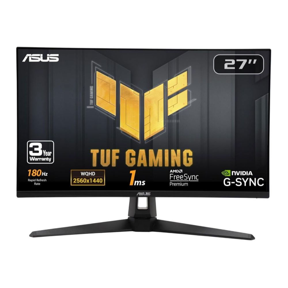 Monitor Asus TUF Gaming VG27AQ3A 27" QHD Fast IPS, 180 Hz, 1 ms, HDMI/DP, FreeSync Premium