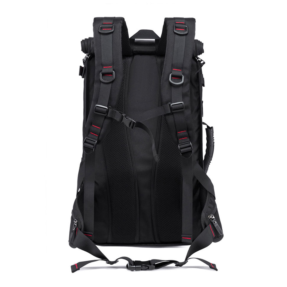 Imagen 2 del producto Mochila Kaka 2070, antirrobo, para viaje, outdoor, portalaptop, negro