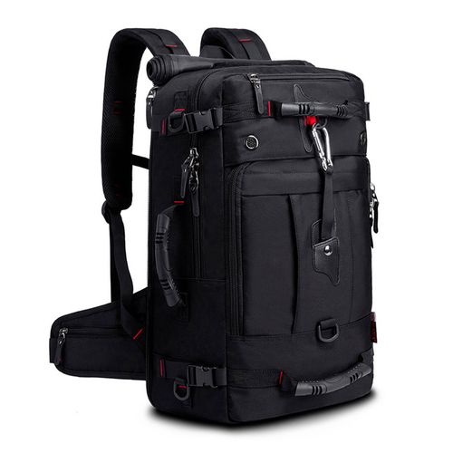 Mochila Kaka 2070, antirrobo, para viaje, outdoor, portalaptop, negro