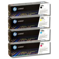 Kit de tóner HP 128A, compatible con CM1410, CM1415, CP1525NW, CYMK
