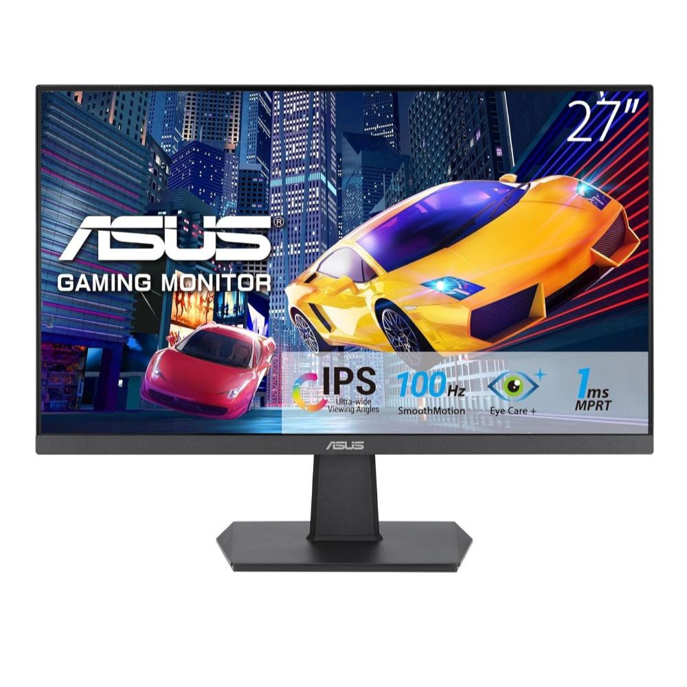 Monitor gamer Asus VA27EHF 27" FHD IPS, 100 Hz, 1 ms, HDMI/VGA, Eye Care+, Flicker-Free, Low Blue Light