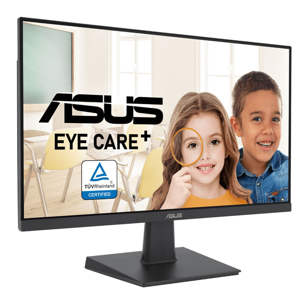 Imagen 2 del producto Monitor gamer Asus VA27EHF 27"" FHD IPS, 100 Hz, 1 ms, HDMI/VGA, Eye Care+, Flicker-Free, Low Blue Light