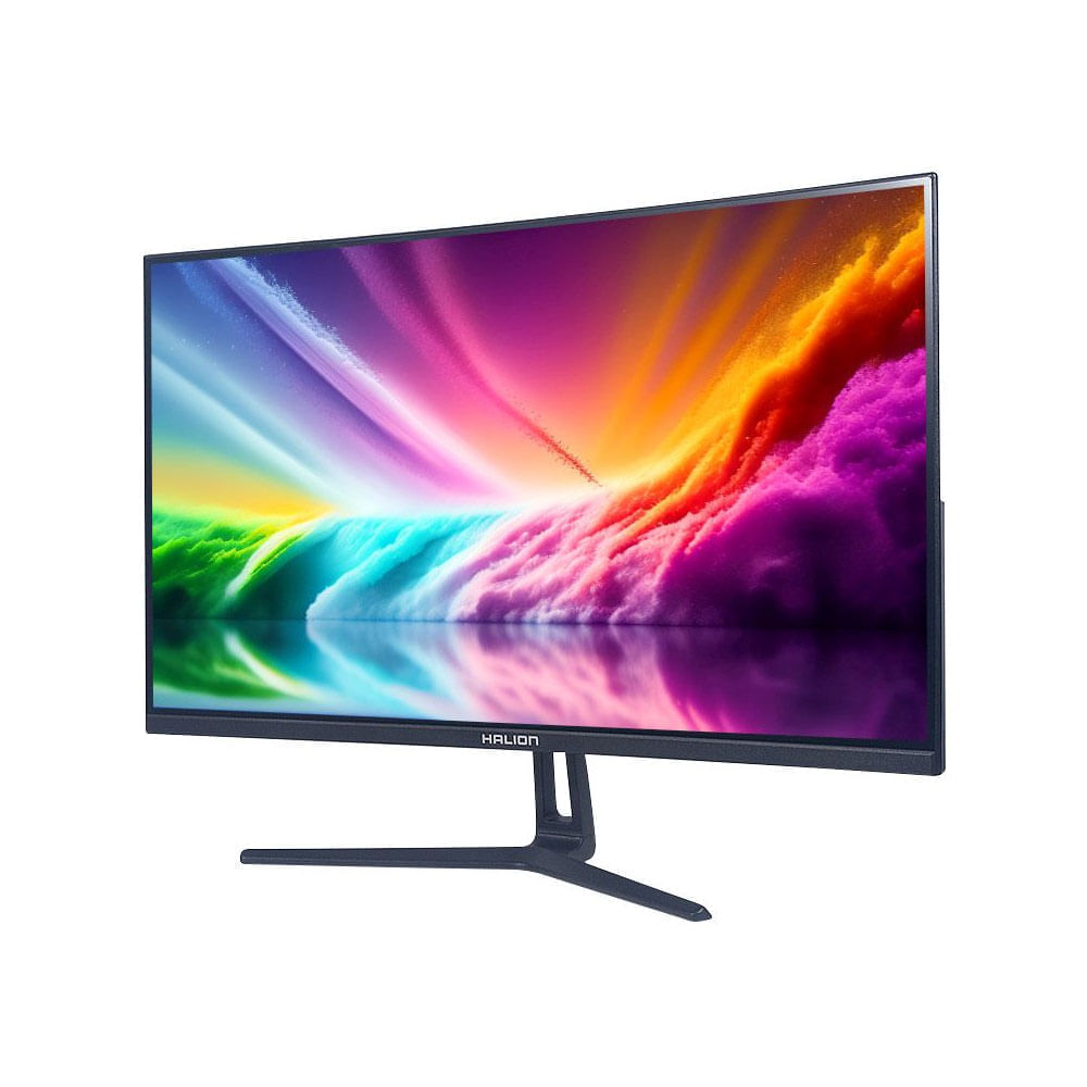 Monitor curvo gamer Halion HG2725QC 27" VA, QHD 2K, 165 Hz, 1 ms, iluminación RGB