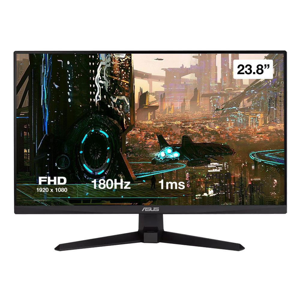 Imagen 2 del producto Monitor Asus TUF Gaming VG249Q3A 23.8"" Fast IPS FHD, 180Hz, 1ms, HDMI/DP, FreeSync Premium