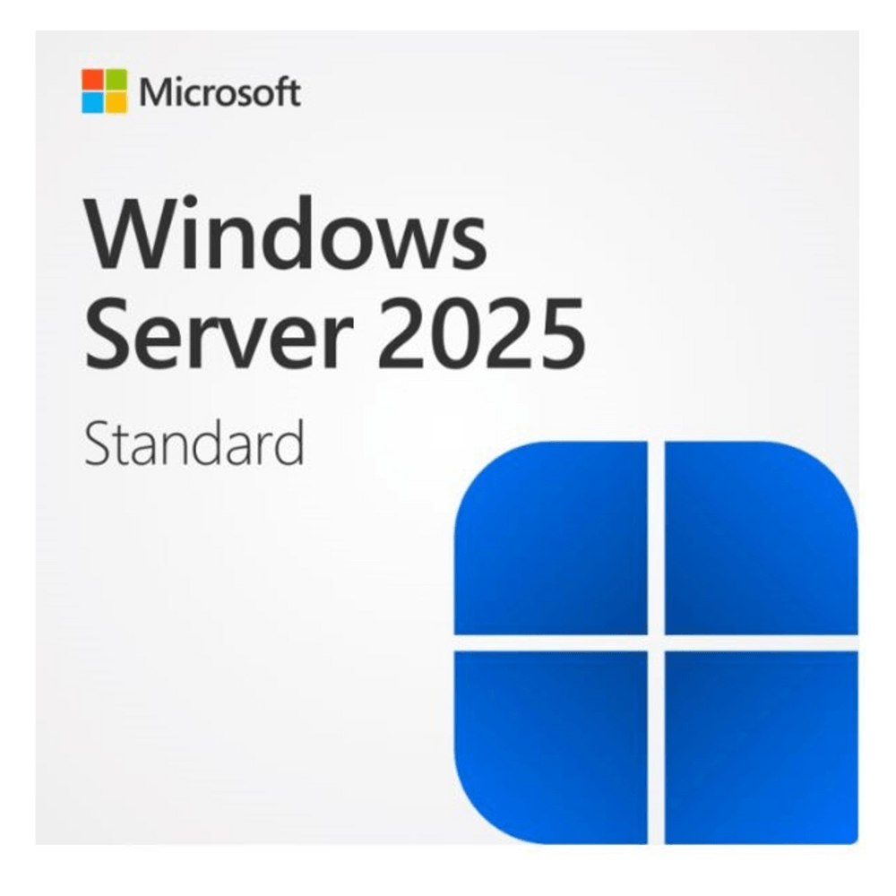 Licencia digital Microsoft Windows Server 2025 Standard, 1 servidor, compatible con Windows, duración permanente