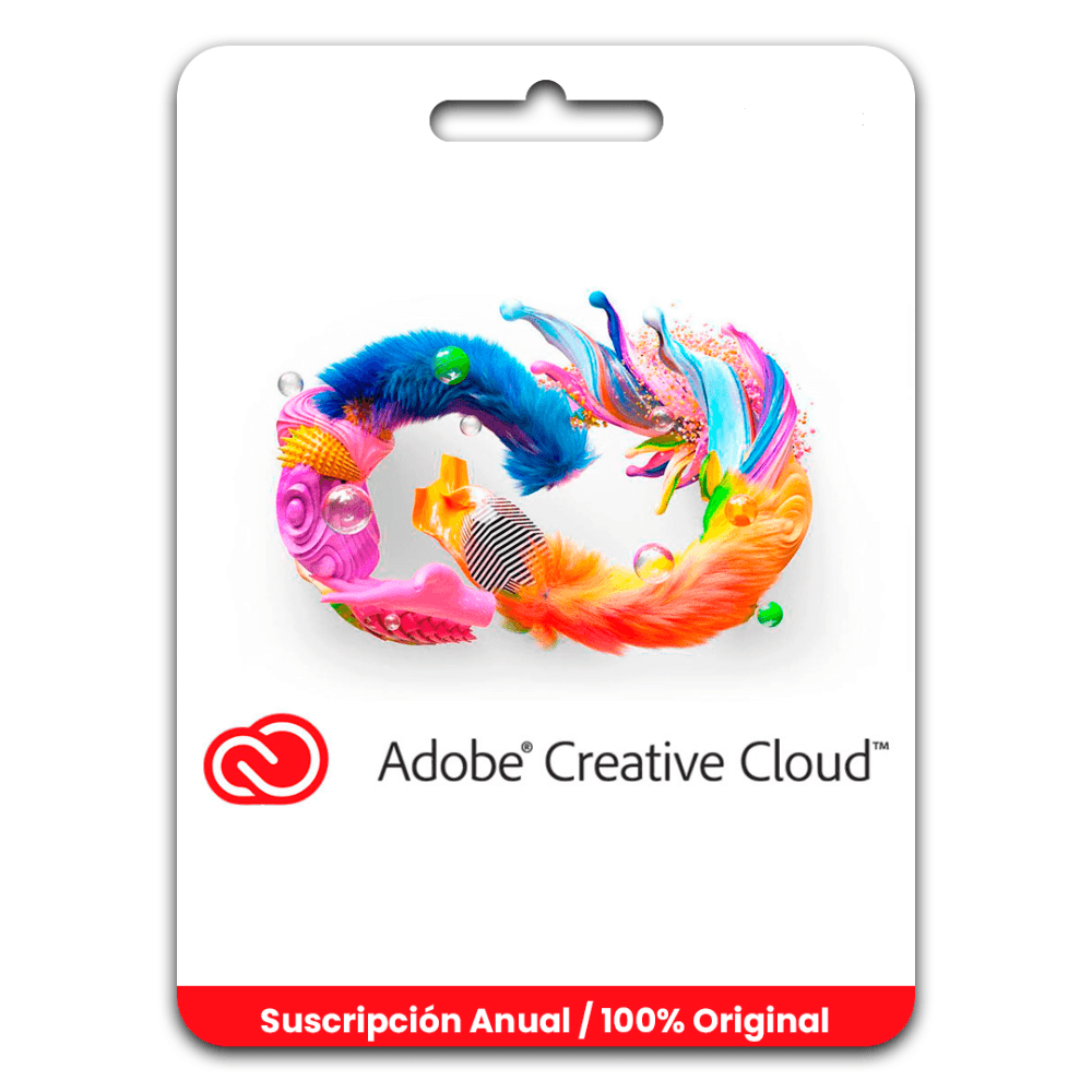 Licencia digital Adobe Creative Cloud Enterprise, usuarios ilimitados (licencia empresarial), compatible con Windows y macOS, duración 1 año