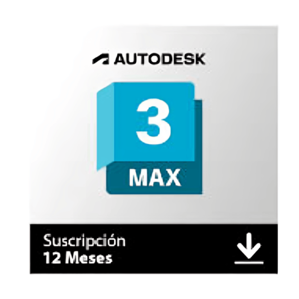 Licencia digital Autodesk 3ds Max Edu, 1 usuario, compatible con Windows y macOS, duración 1 año