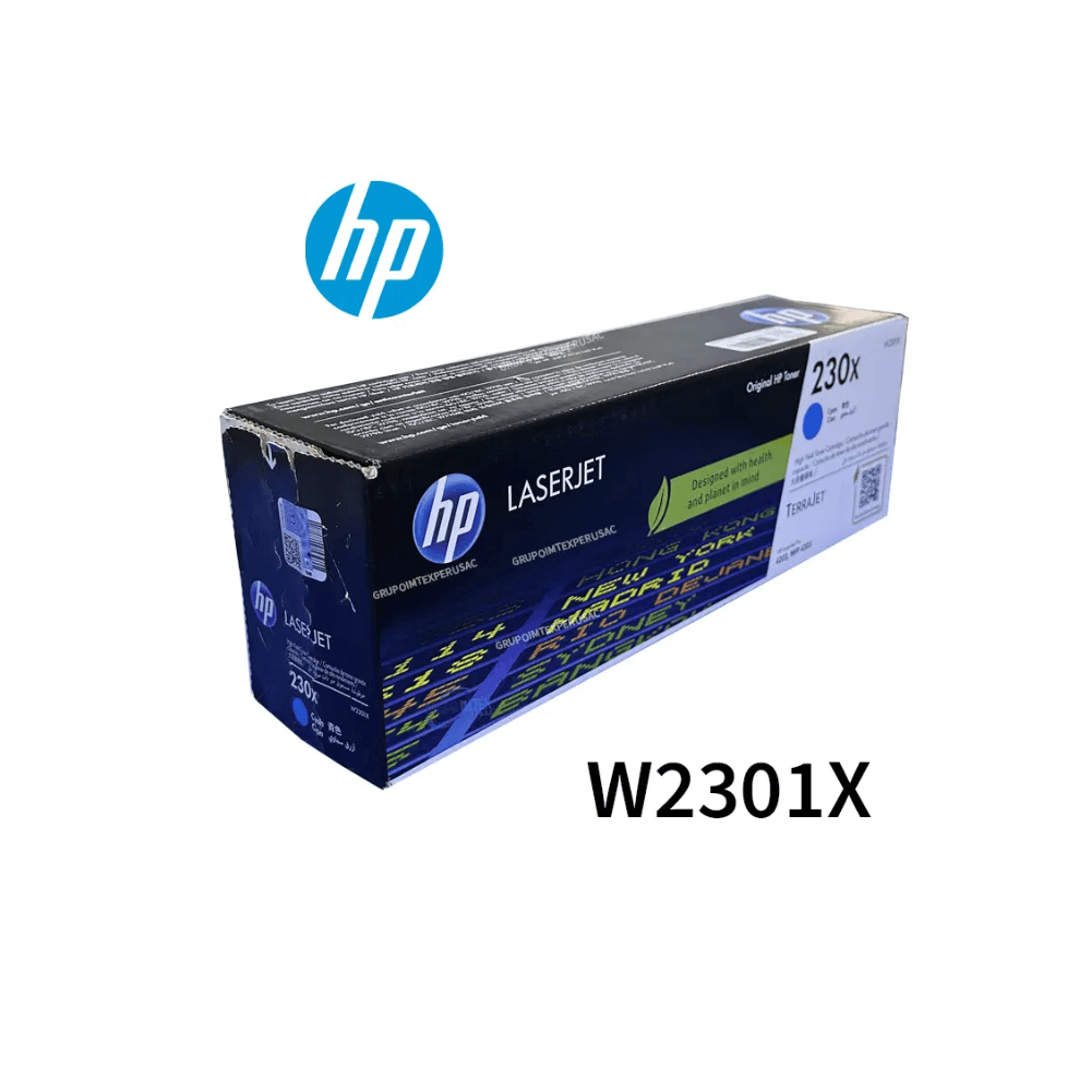 Imagen 2 del producto Tóner HP 230X, compatible con Pro 4203, Mfp 4303, rendimiento 5,500 páginas, cyan W2301X