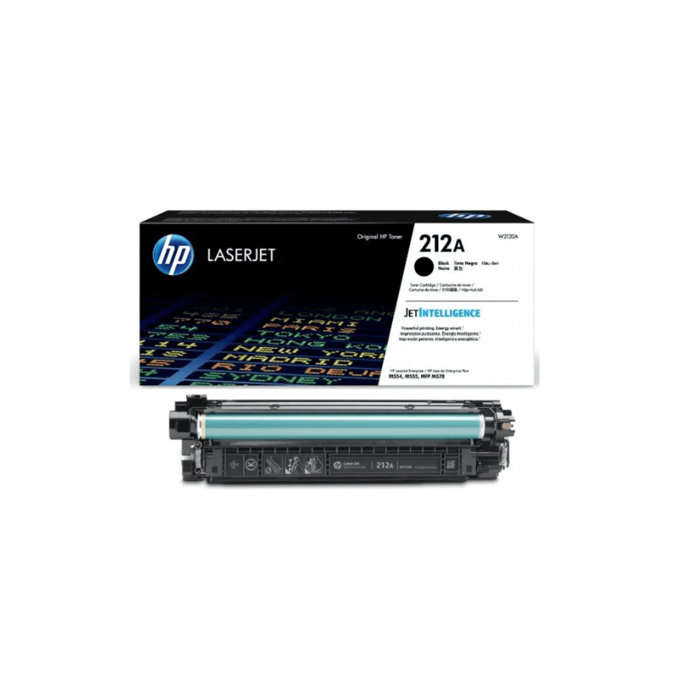 Imagen 2 del producto Tóner HP 212A, compatible con M555dn, M555x, M554dn, MFP, rendimiento 5,500 páginas, negro W2120A