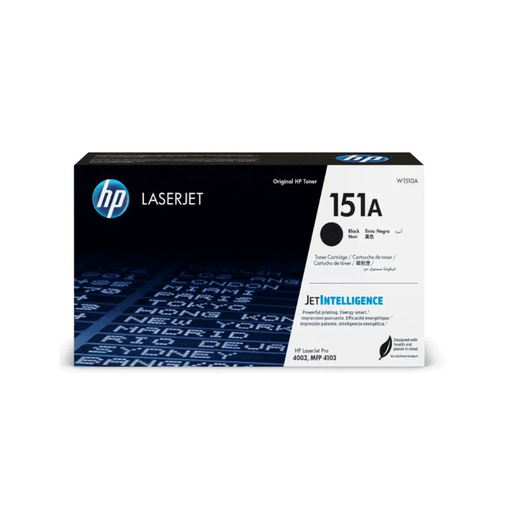 Imagen 1 del producto Tóner HP 151A, compatible Pro 4003, Mfp 4103, rendimiento 3,050 páginas, Nnegro W1510A