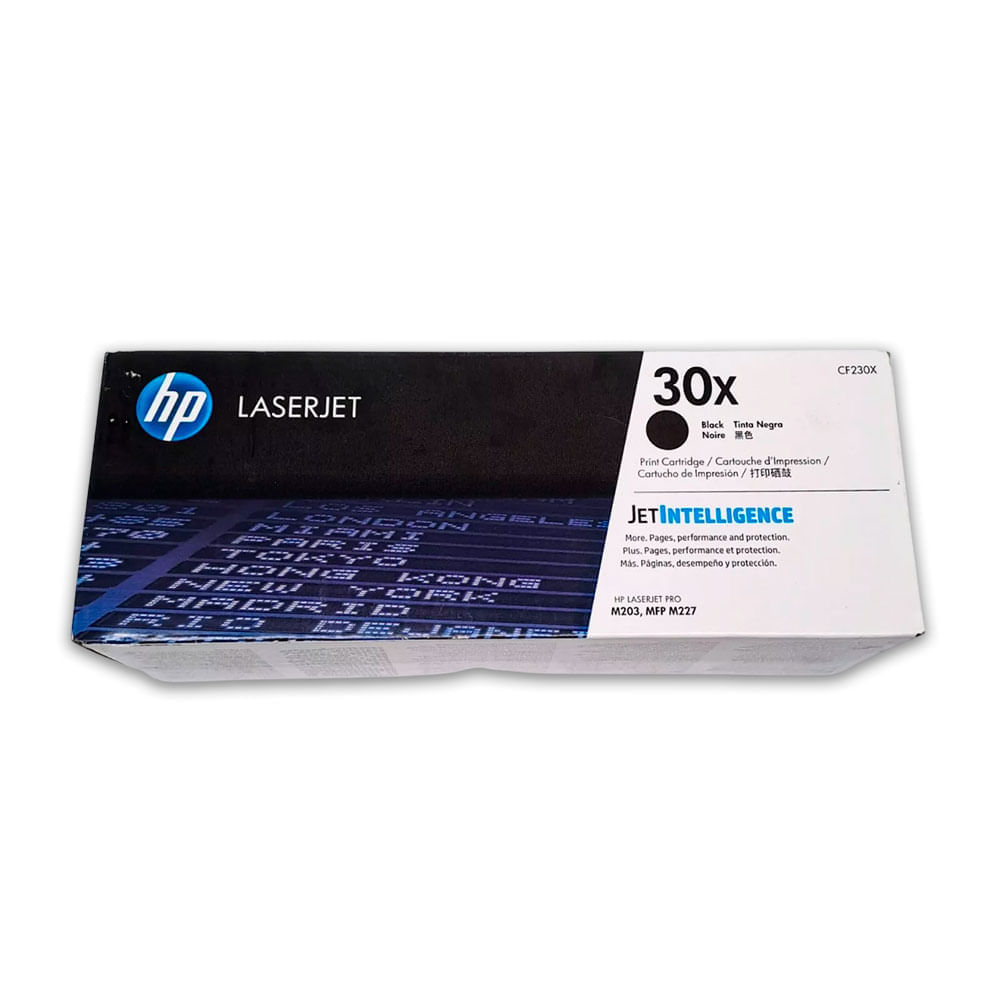Imagen 2 del producto Tóner HP 30X, compatible con M203d, M203dn, rendimiento 3,500 páginas, negro CF230X