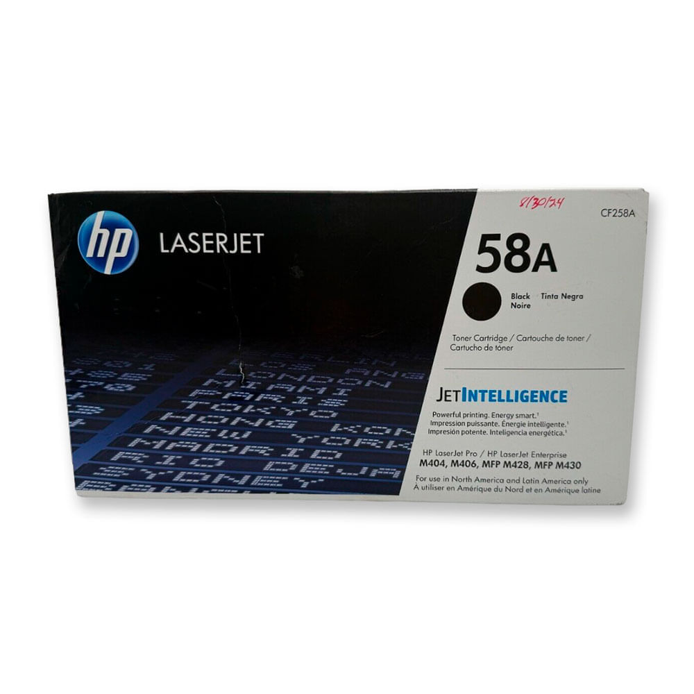 Imagen 2 del producto Tóner HP 58A, compatible con M404, MFP M430, rendimiento de 3,000 páginas, negro CF258A