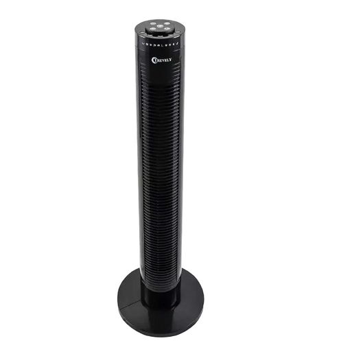 Ventilador de torre Trevely VT-145 de 32", control remoto, 3 modos, temporizador, negro