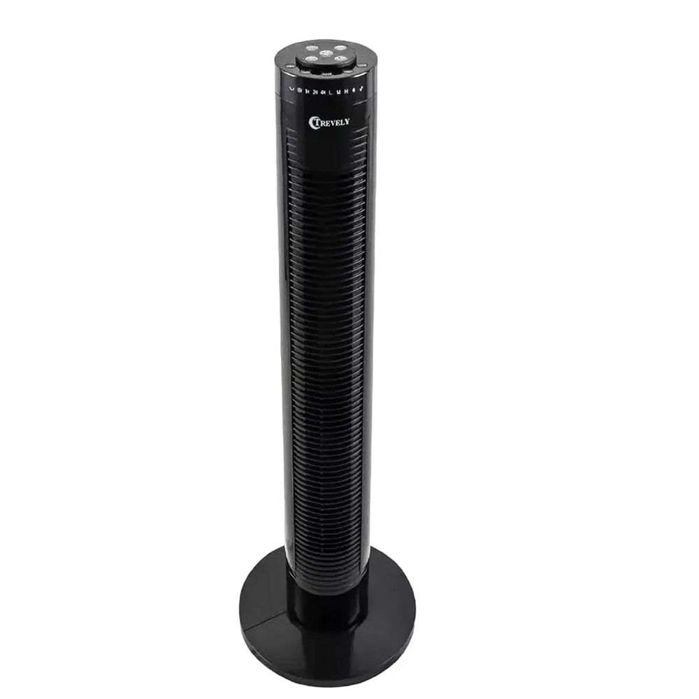 Imagen 1 del producto Ventilador de torre Trevely VT-145 32"", control remoto, 3 modos, temporizador, negro