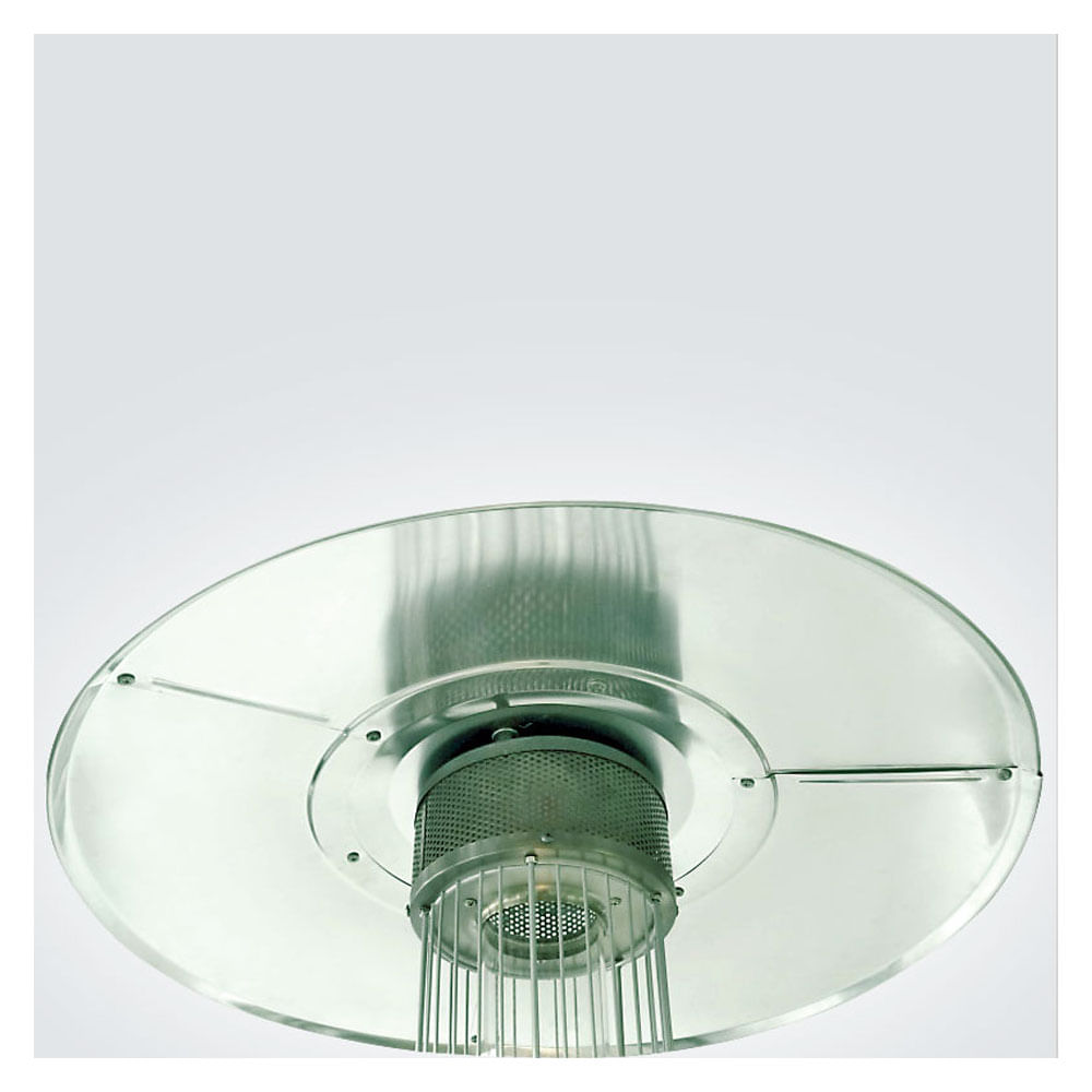Imagen 2 del producto Estufa a gas para terraza Alfano HMXD-EGLASS 10500W, cobertura de 20 m²
