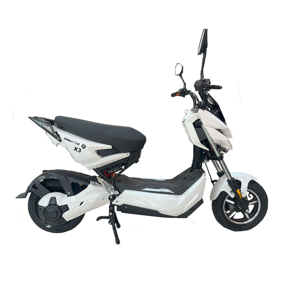 Imagen 2 del producto Moto eléctrica, GreenLine X3, 60 km/h, 65 km, 1500W, 72V, alarma, vehículo eléctrico, blanco