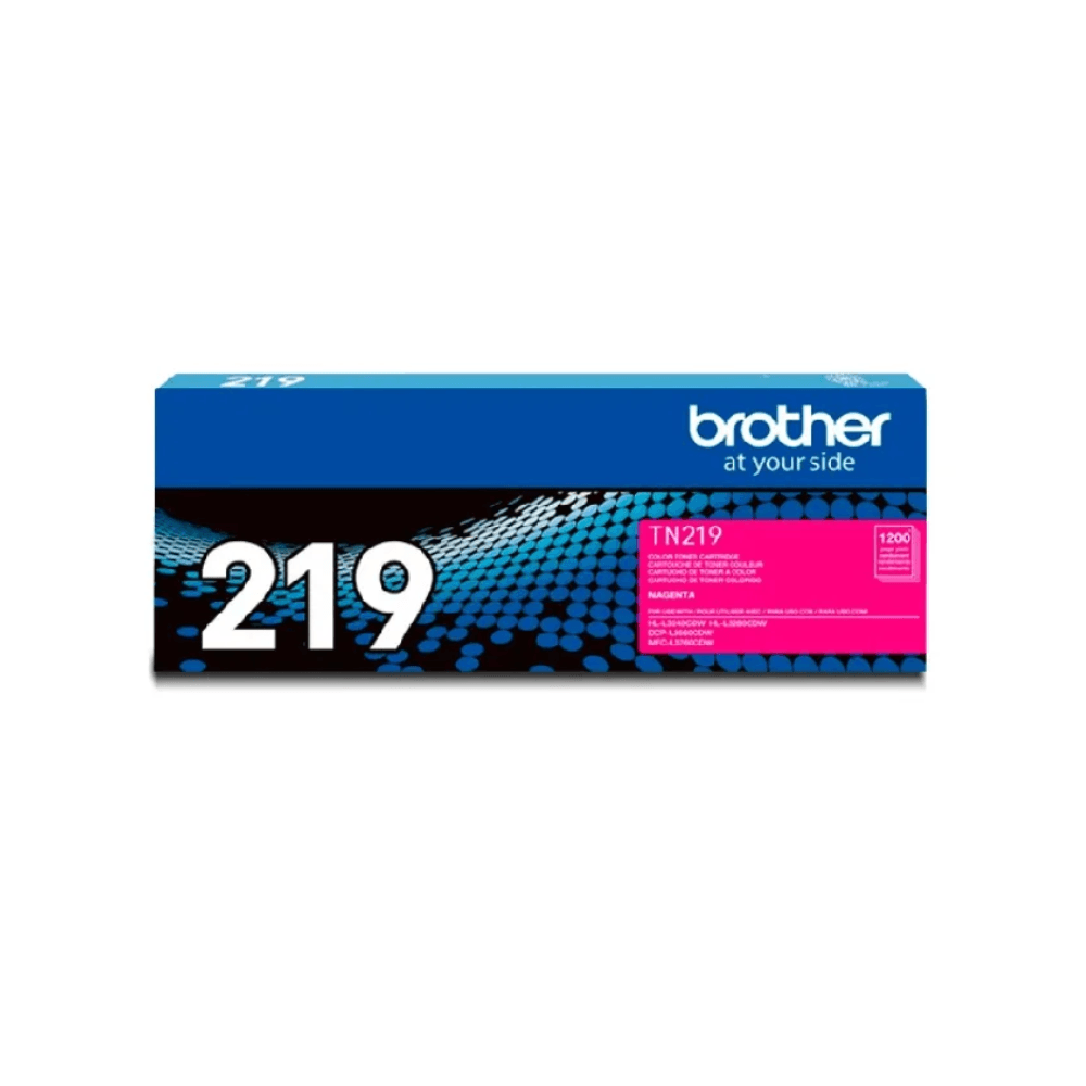 Imagen 2 del producto Tóner Brother TN-219, compatible L3280Cdw, Hl L3240Cdw, rendimiento 1,200 páginas, magenta
