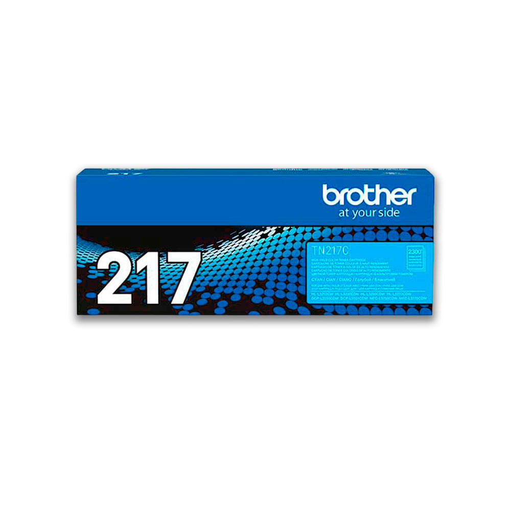 Imagen 1 del producto Toner Brother TN217C Cian 2300 Pág. HL-L3210CW Original
