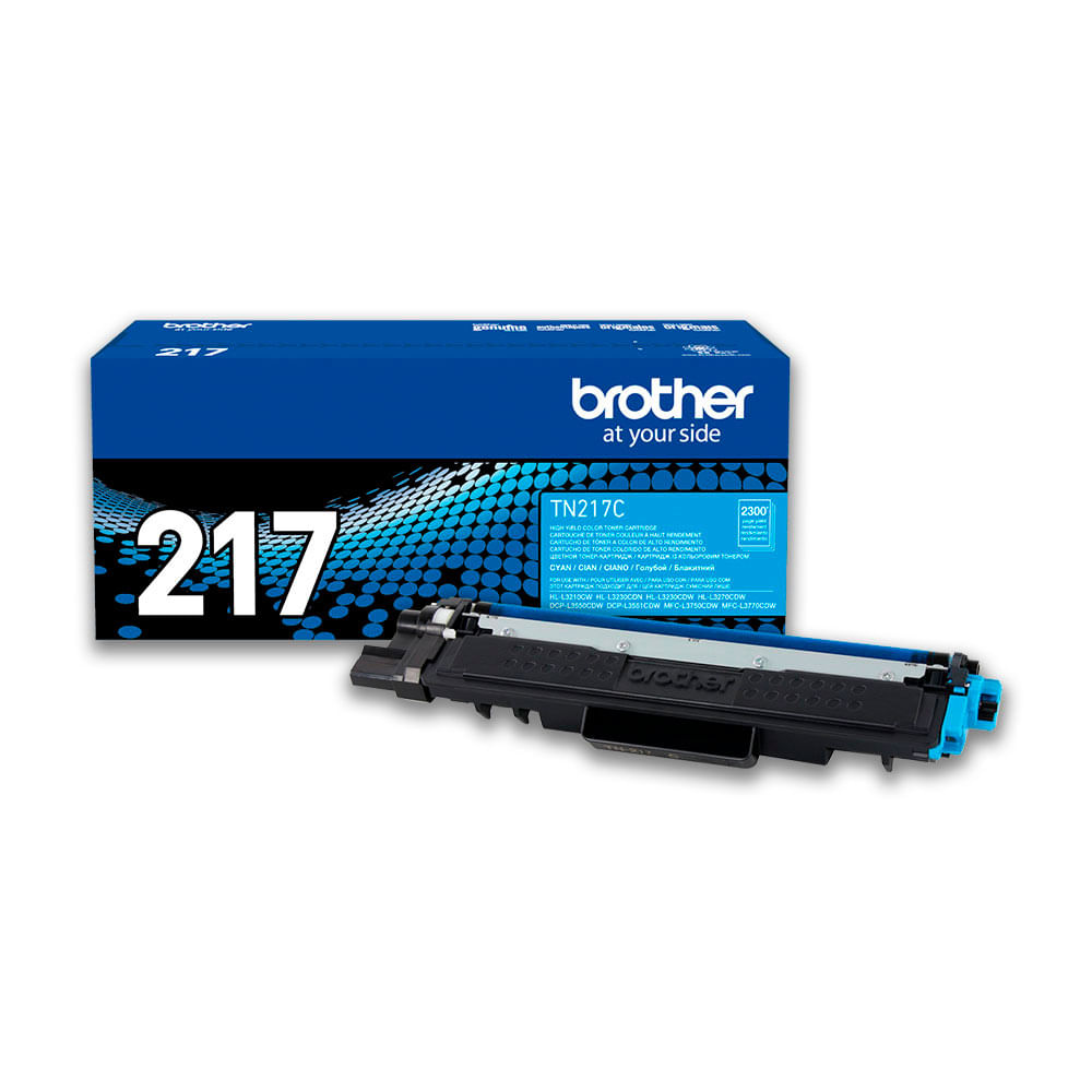 Imagen 2 del producto Toner Brother TN217C Cian 2300 Pág. HL-L3210CW Original