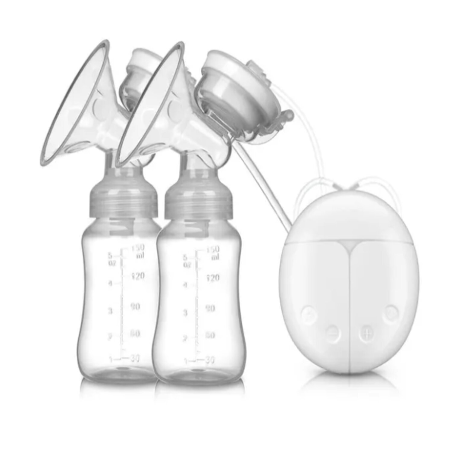 Extractor de leche materna doble CB, capacidad 150ml, blanco