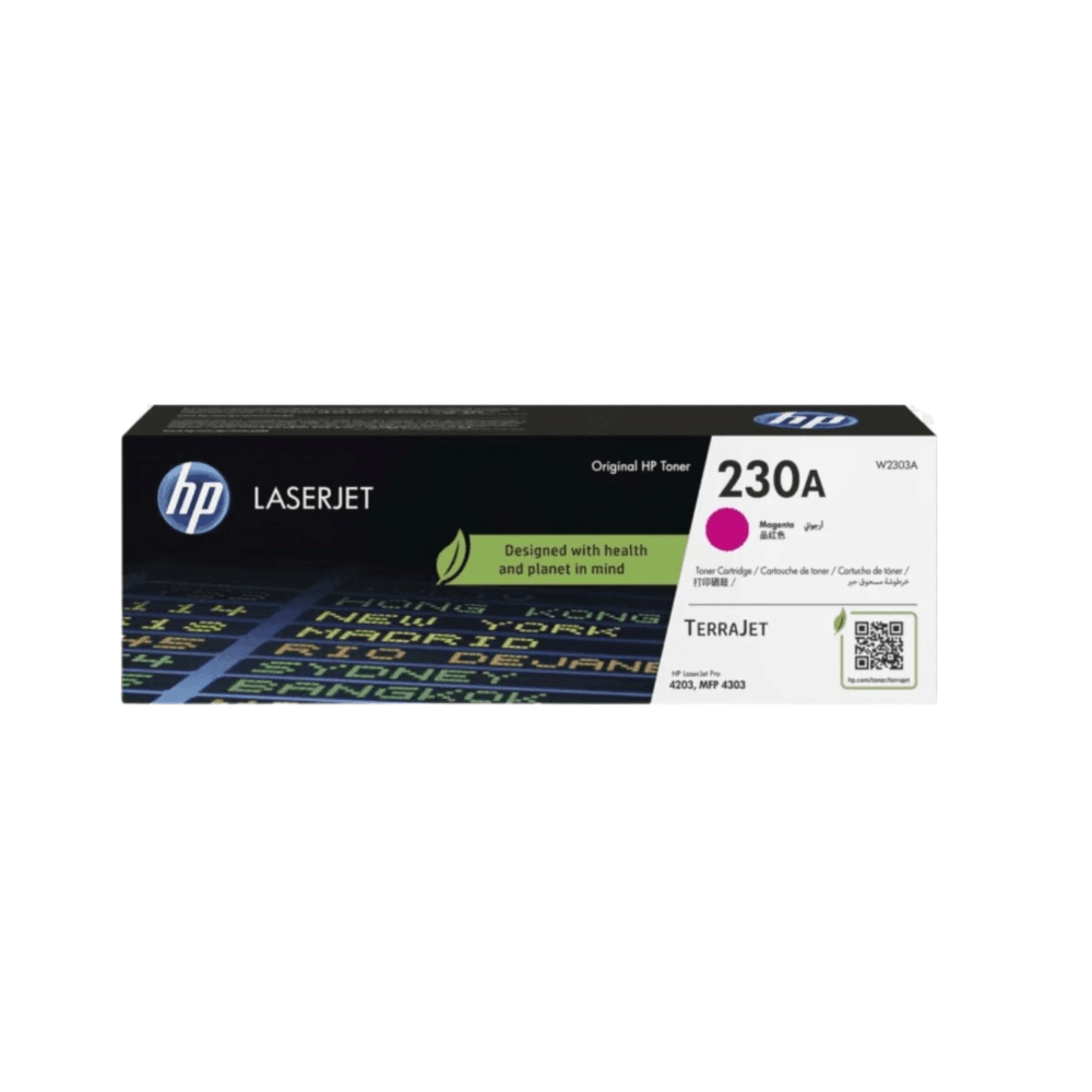 Imagen 2 del producto Tóner HP 230A, compatible con Pro 4203, MFP 4303, rendimiento 1,800 páginas, magenta W2303A