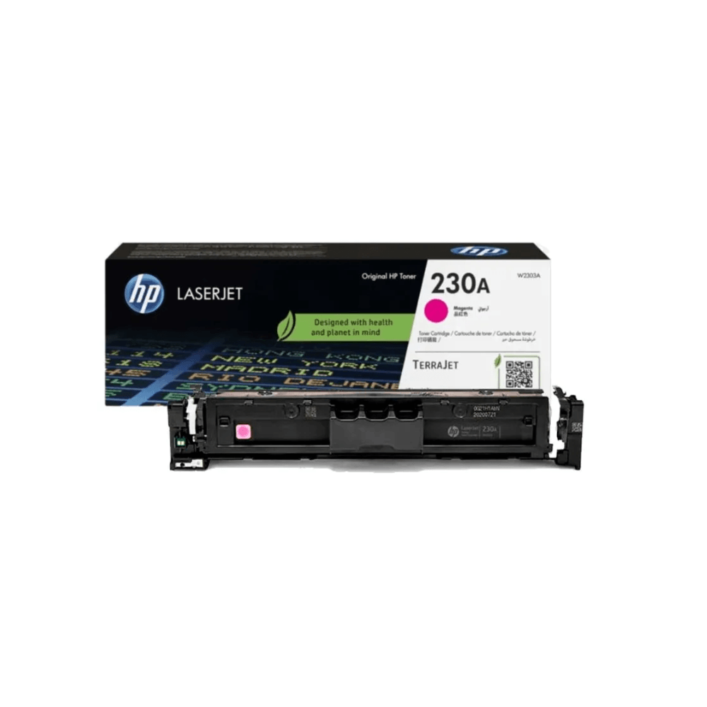 Tóner HP 230A, compatible con Pro 4203, MFP 4303, rendimiento 1,800 páginas, magenta W2303A