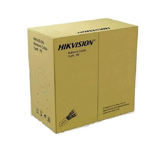 Cable UTP CAT.6 Hikvision ds-1ln6-ouspe exterior, 4 pares, gris