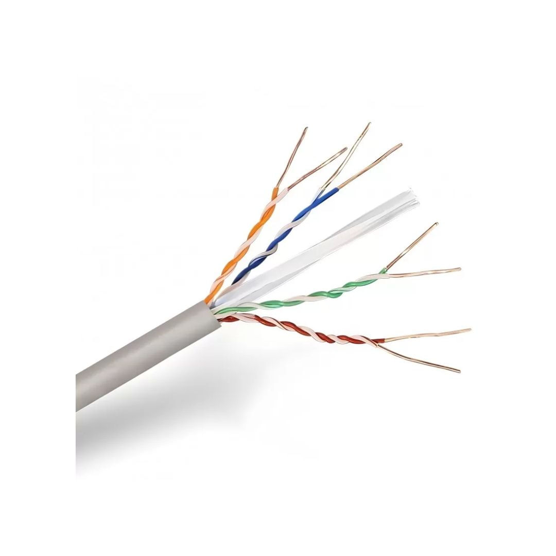 Imagen 2 del producto Cable UTP, 4 Pares, CAT.6, DS-1LN6-UE-W, Hikvision, interior, 305m metros, cobre sólido