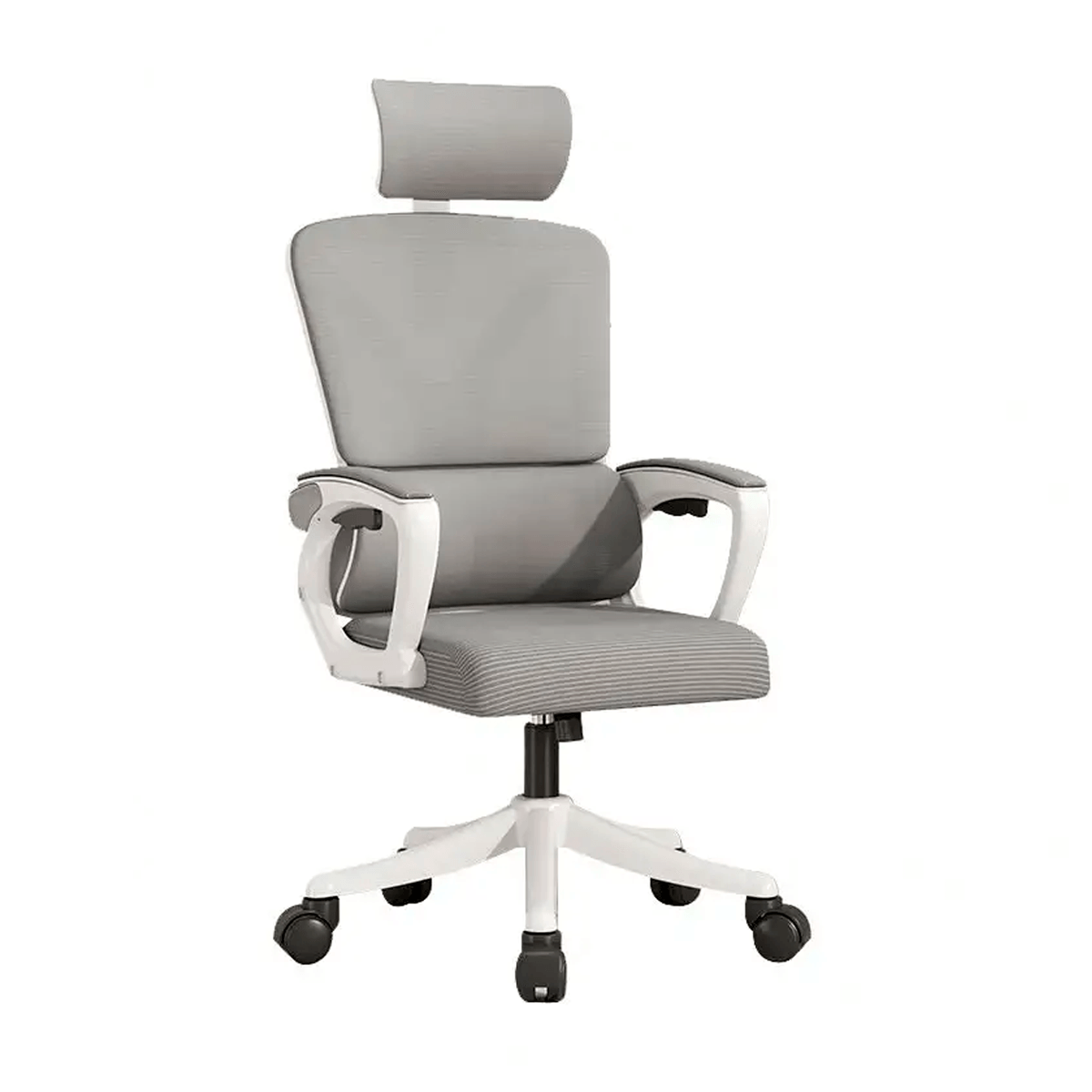 Silla giratoria Haven, C258WG, reclinable, cabecera ajustable, blanco