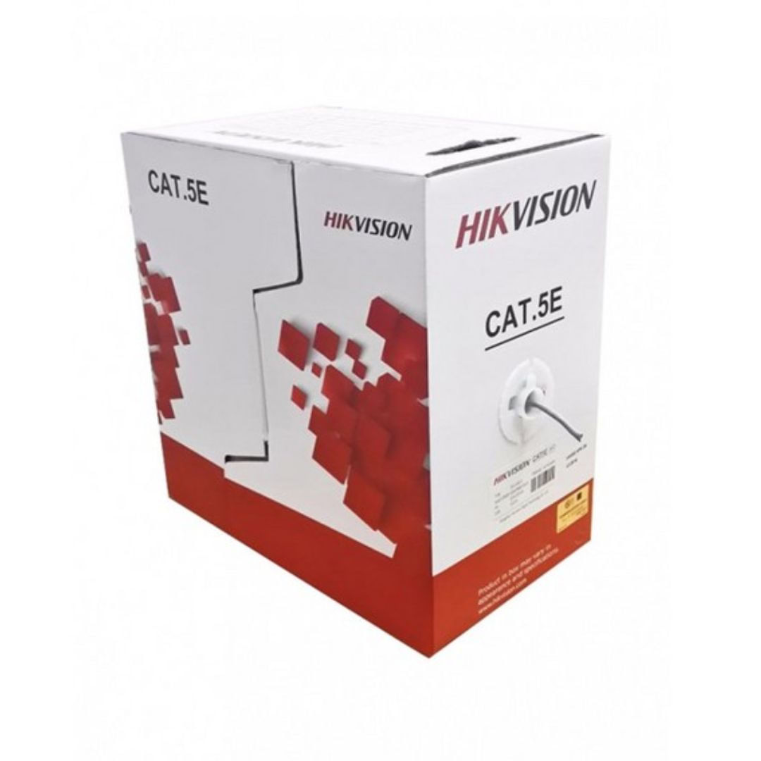 Imagen 2 del producto Cable UTP exterior CAT5E Hikvision 305m, transmisión PoE de larga distancia, calidad verificada