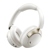 Audífonos con cancelación de ruido QCY H3 Pro micrófono incorporado, máx. 55 horas de reproducción, control música y llamadas, blanco