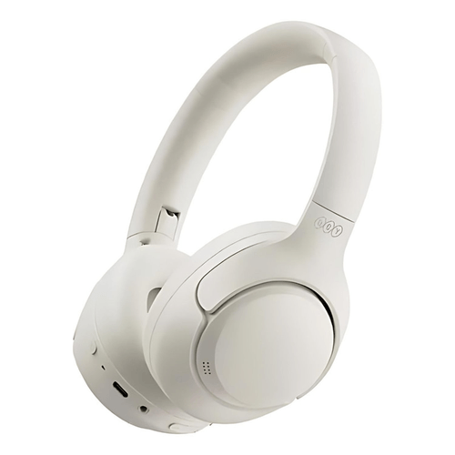 Audífonos con cancelación de ruido QCY H3 micrófono incorporado, máx. 60 horas de reproducción, control música y llamadas, blanco